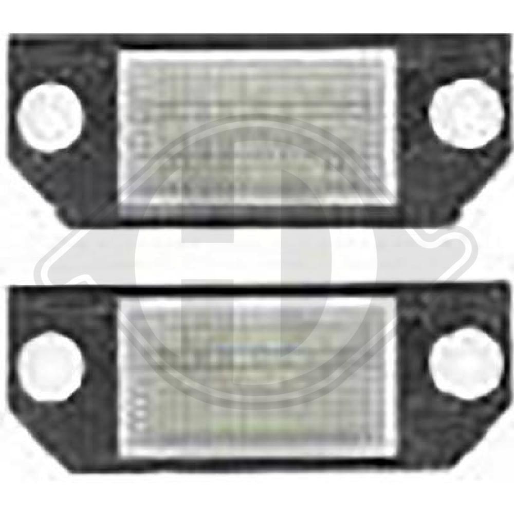 DIEDERICHS Nummerpladelys lid10411
