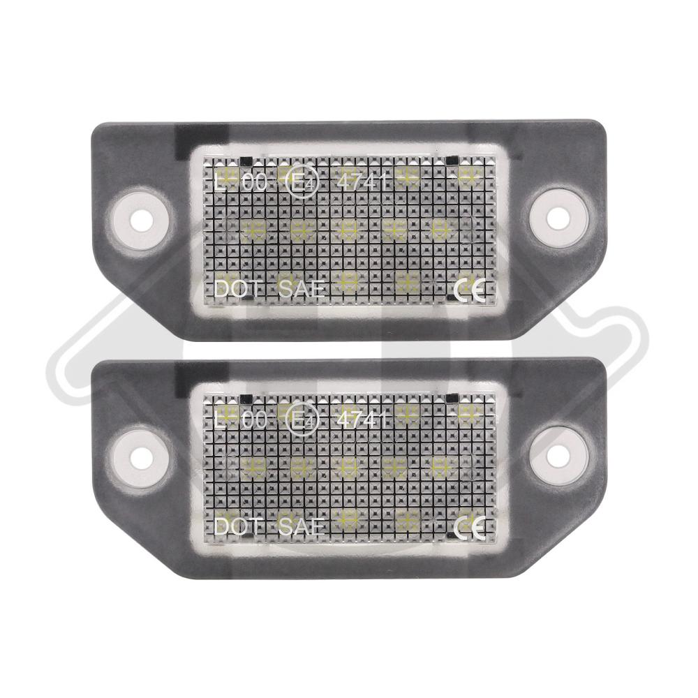 DIEDERICHS Nummerpladelys lid10430