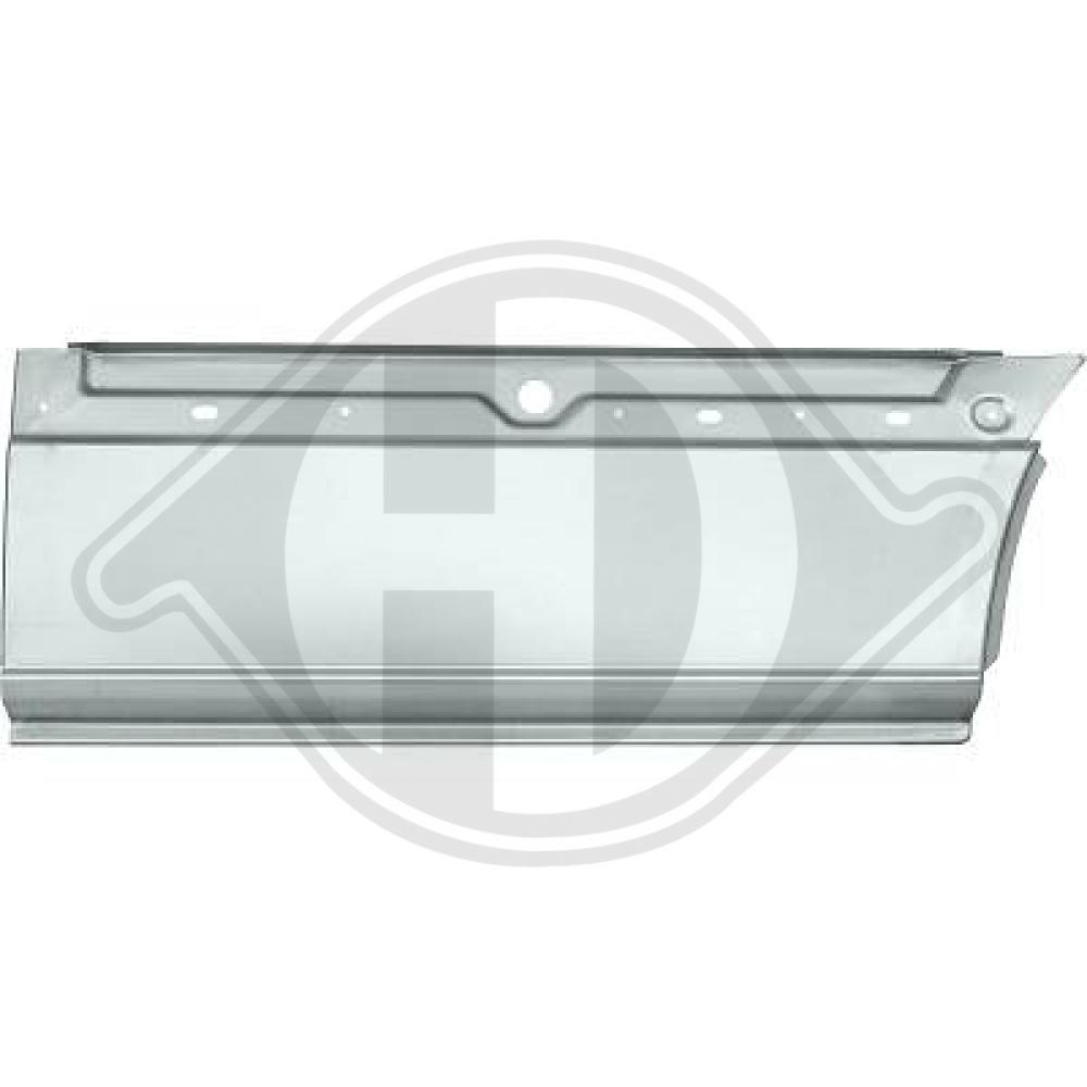 DIEDERICHS Bagskærm / Karrosseriside 9150233 foran akslen