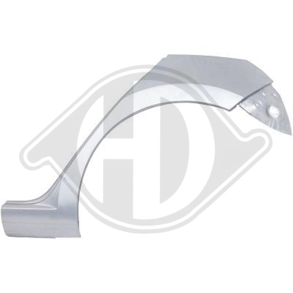 DIEDERICHS Bagskærm / Karrosseriside 9410131 bagved til venstre for VW