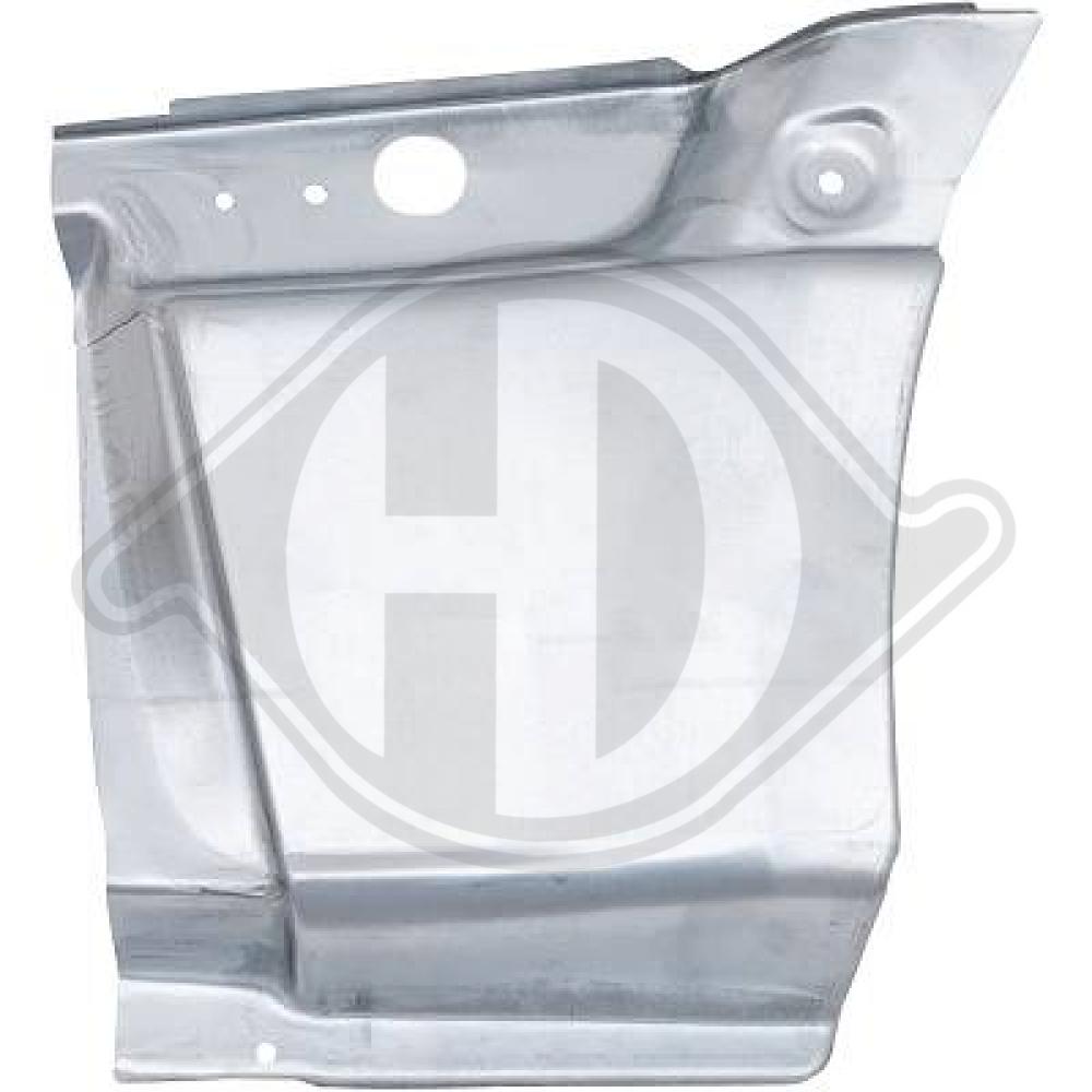 DIEDERICHS Bagskærm / Karrosseriside 9151044 bagved til højre for MERCEDES-BENZ