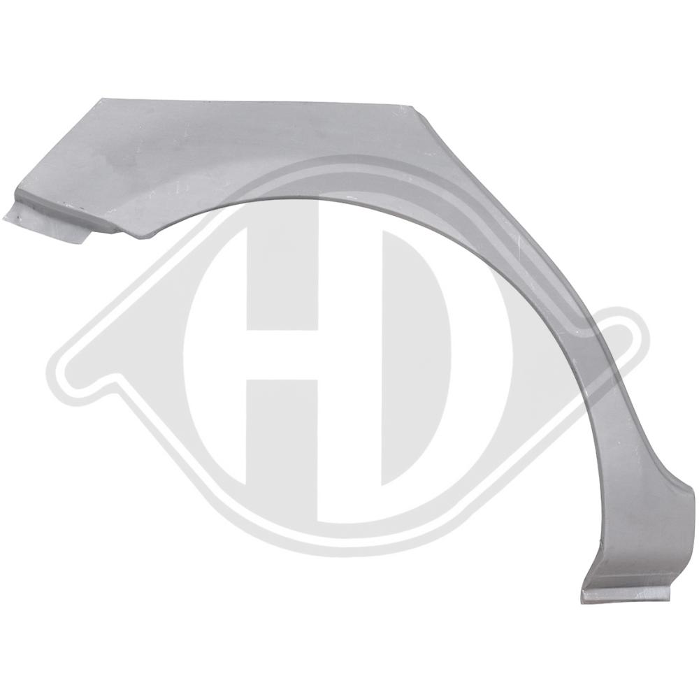 DIEDERICHS Bagskærm / Karrosseriside 9655032 bagved til højre