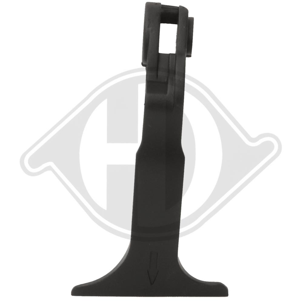DIEDERICHS Håndtag, motorhjelmslås 1615128 for MERCEDES-BENZ
