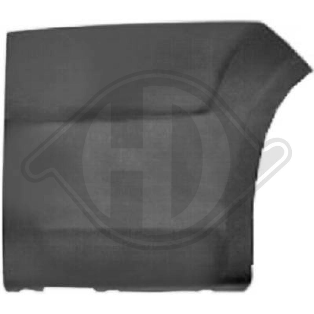 DIEDERICHS Pynte-/beskyttelsesliste, sidepanel 3484366 bagved til højre for FIAT