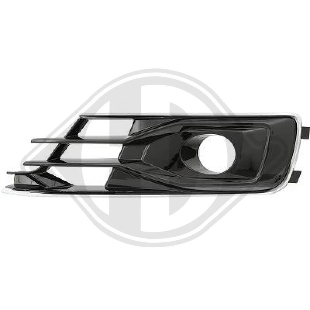 DIEDERICHS Kofangergitter 1028147 venstre for AUDI