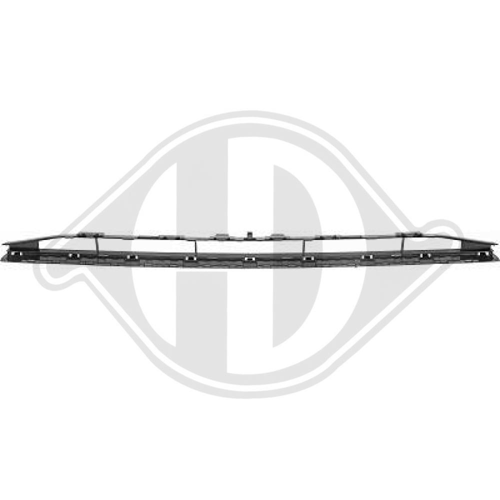 DIEDERICHS Kofangergitter 1033445 foran for AUDI