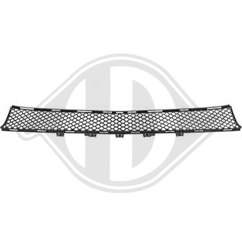 DIEDERICHS Kofangergitter 1618045 midten for MERCEDES-BENZ