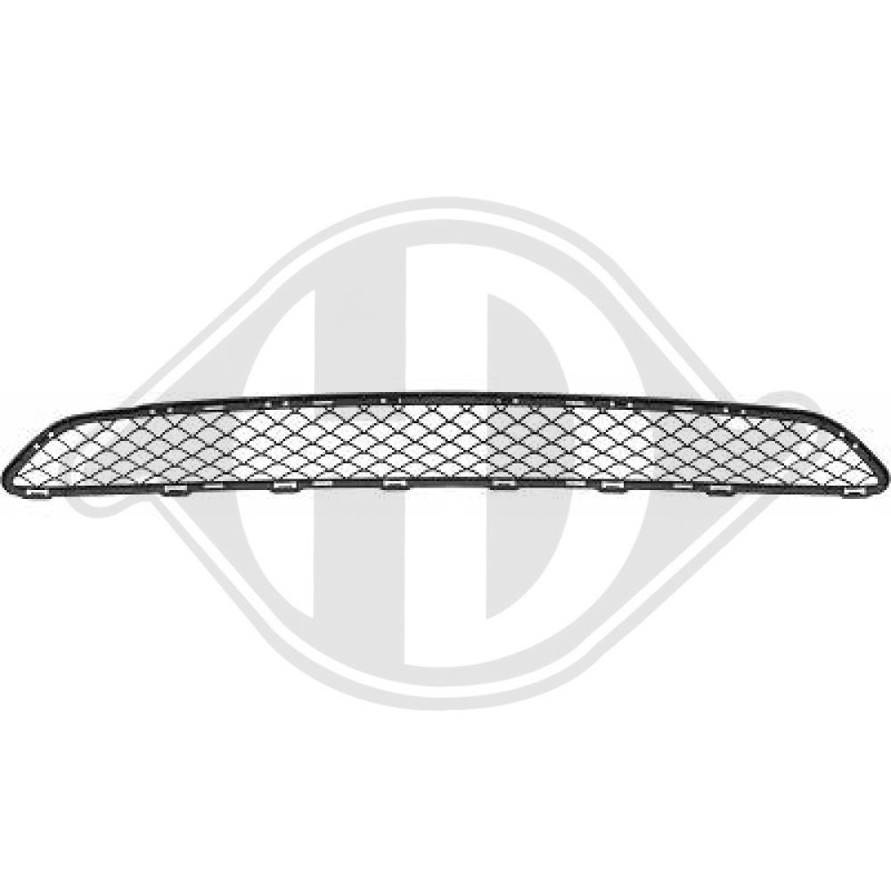 DIEDERICHS Kofangergitter 1692145 midten for MERCEDES-BENZ