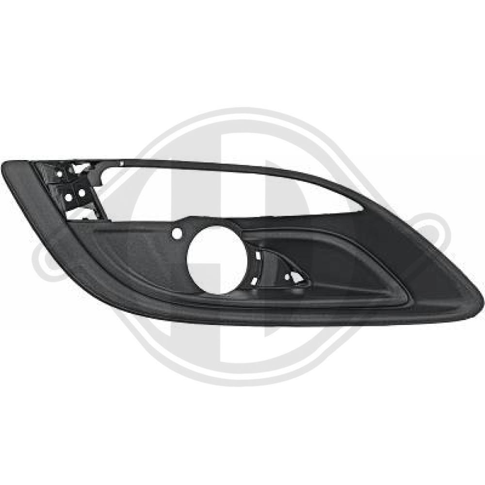 DIEDERICHS Kofangergitter 1807142 højre for OPEL