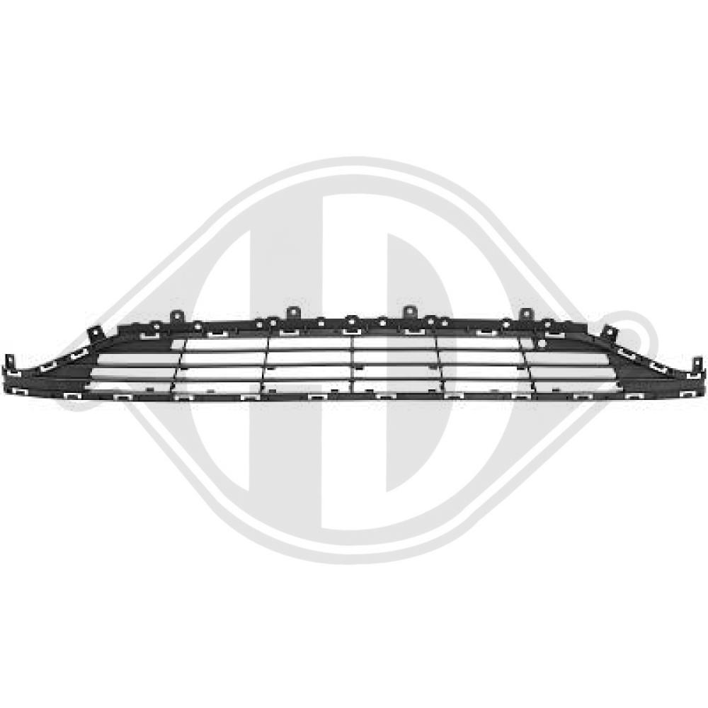 DIEDERICHS Kofangergitter 1808045 midten for OPEL