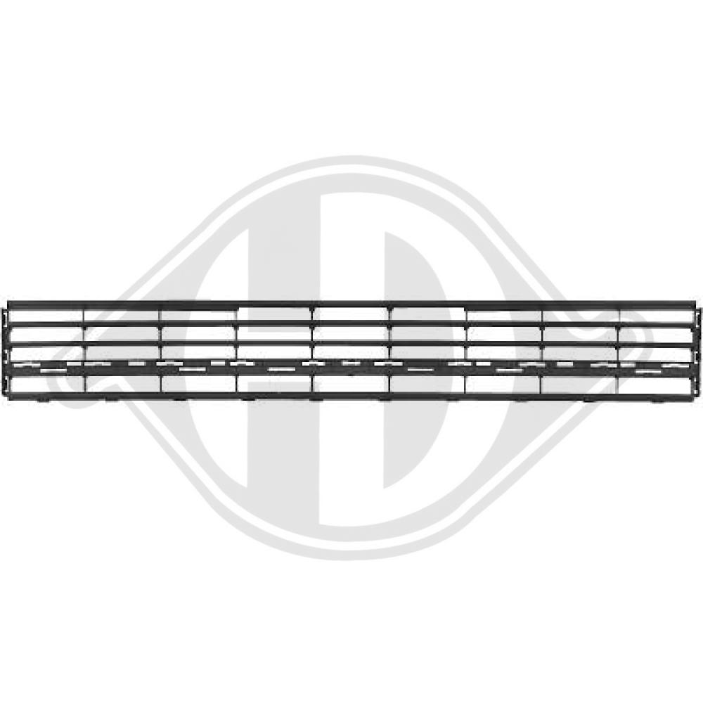 DIEDERICHS Kofangergitter 2274045 midten for VW