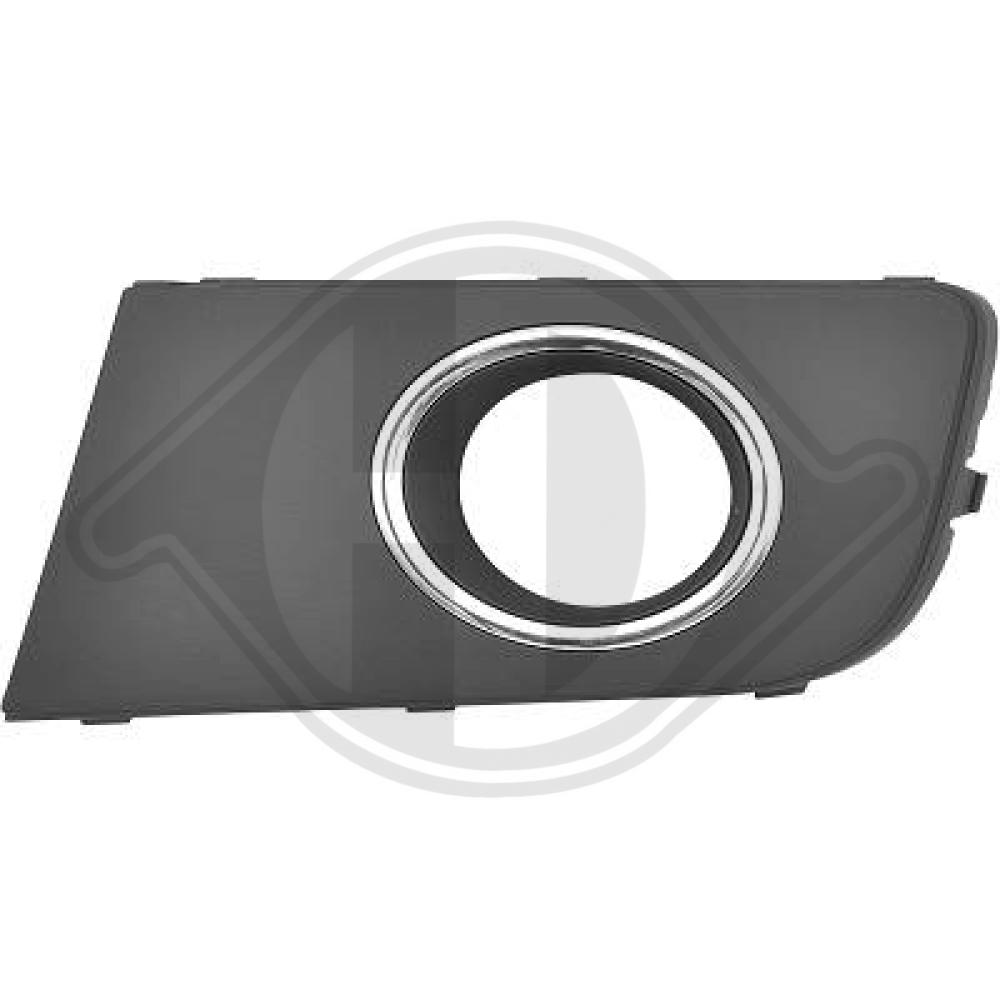 DIEDERICHS Kofangergitter 2275039 venstre for VW