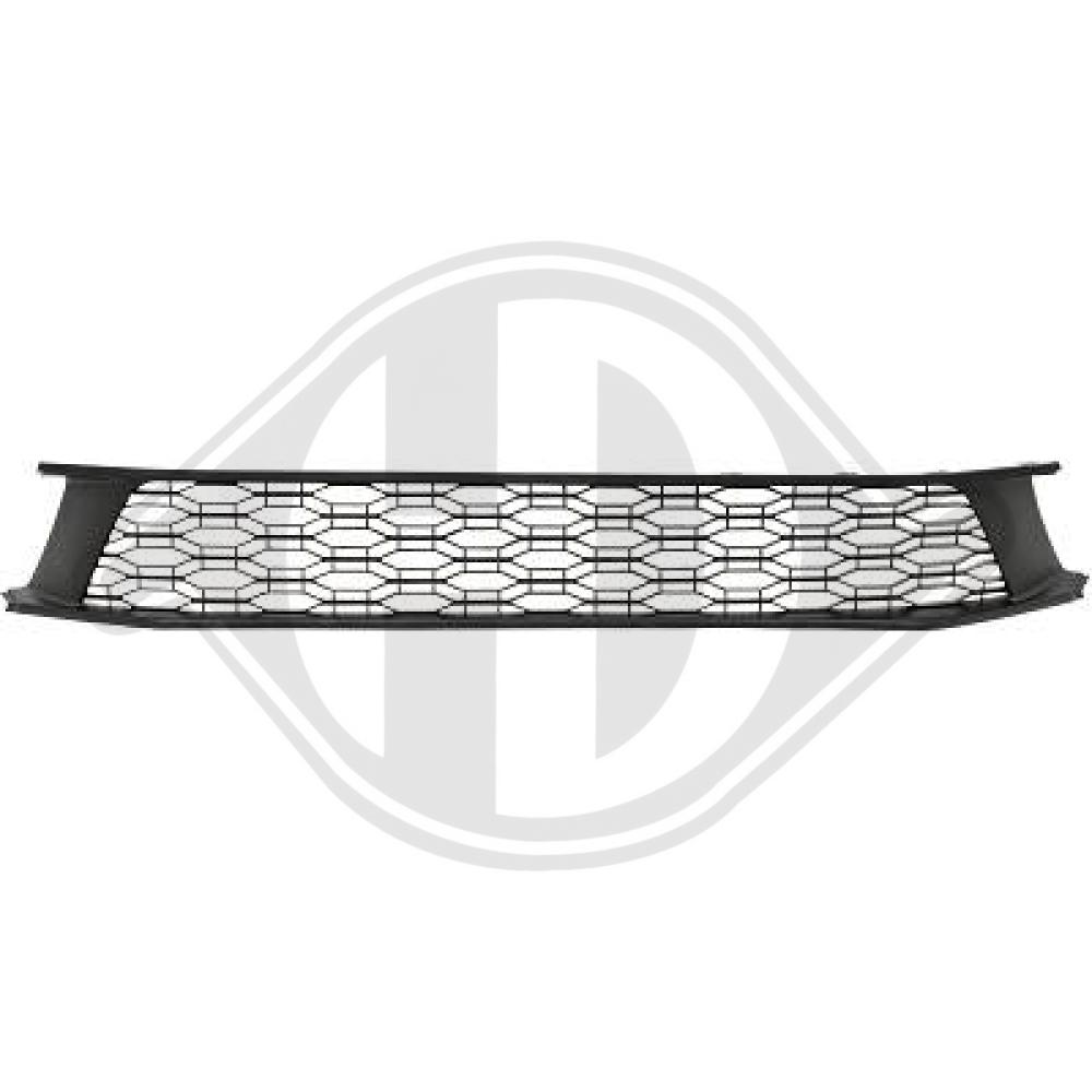 DIEDERICHS Kofangergitter 4456145 midten for RENAULT