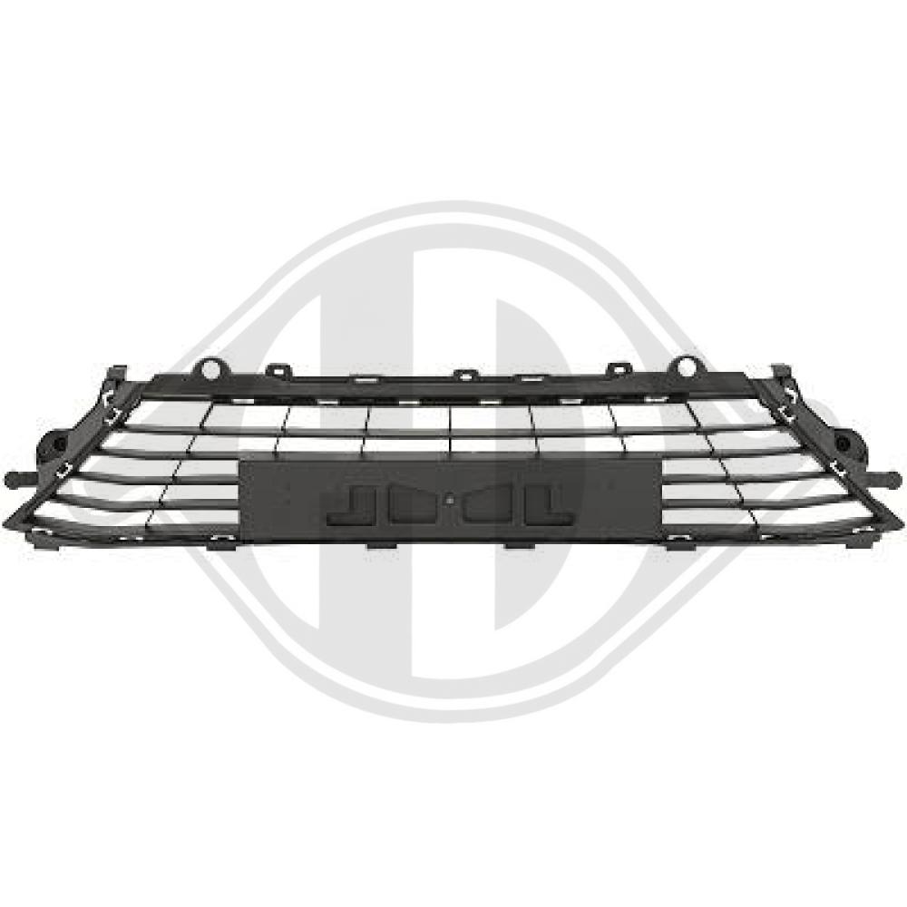 DIEDERICHS Kofangergitter 4467045 midten for RENAULT