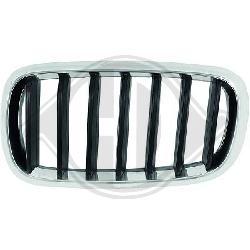 DIEDERICHS Kølergitter 1293041 venstre for BMW