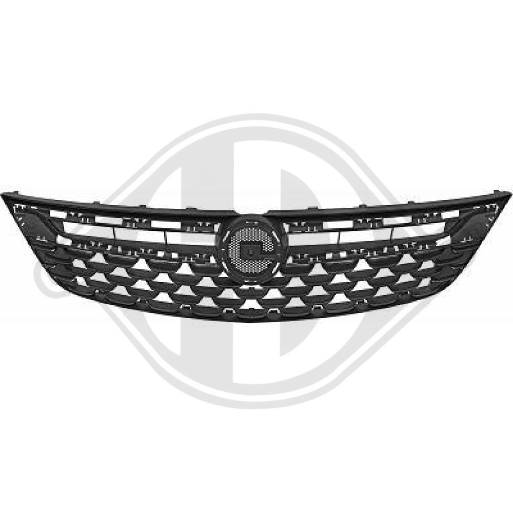 DIEDERICHS Kølergitter 1808040 for OPEL