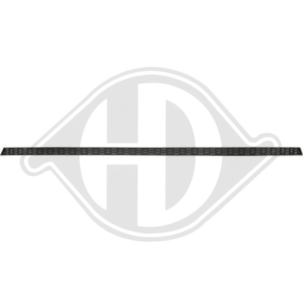 DIEDERICHS Pynte-/beskyttelsesliste, kofanger 1020066 bag for AUDI