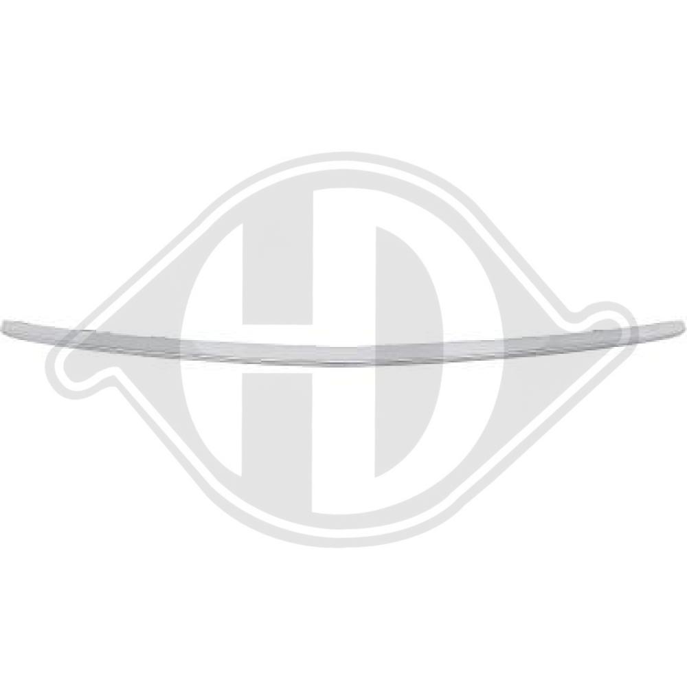 DIEDERICHS Pynte-/beskyttelsesliste, kofanger 1618361 foran for MERCEDES-BENZ