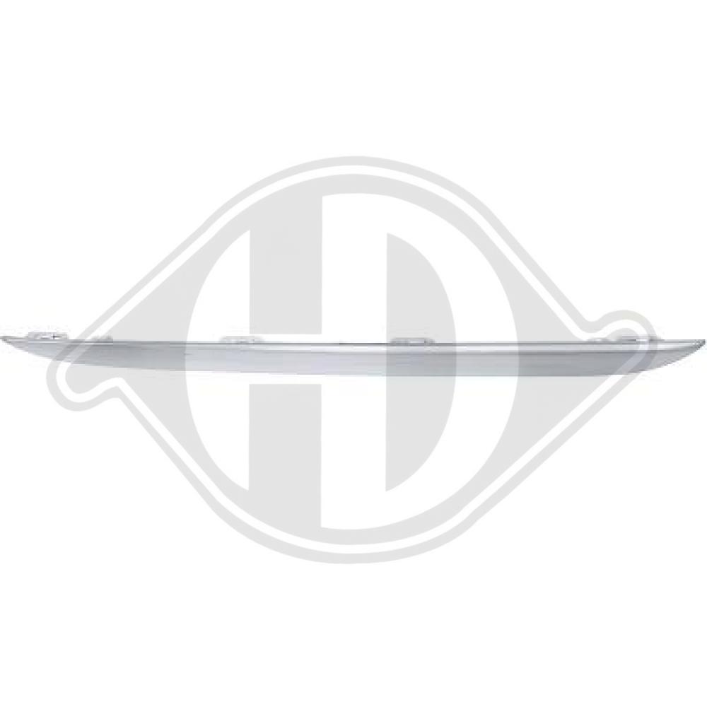 DIEDERICHS Pynte-/beskyttelsesliste, kofanger 1673066 bagved til højre for MERCEDES-BENZ