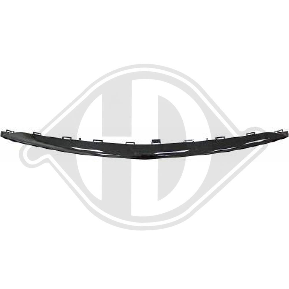DIEDERICHS Pynte-/beskyttelsesliste, kofanger 1618364 foran for MERCEDES-BENZ