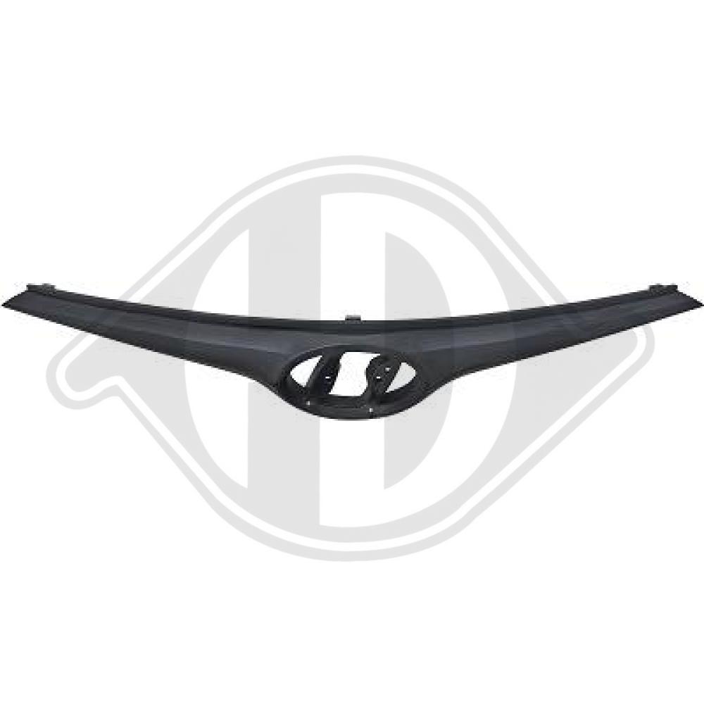 DIEDERICHS Afdækning, kølegitter 6806140 oppe for HYUNDAI