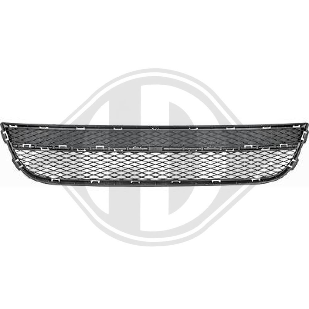 DIEDERICHS Kofangergitter 2255045 midten for VW