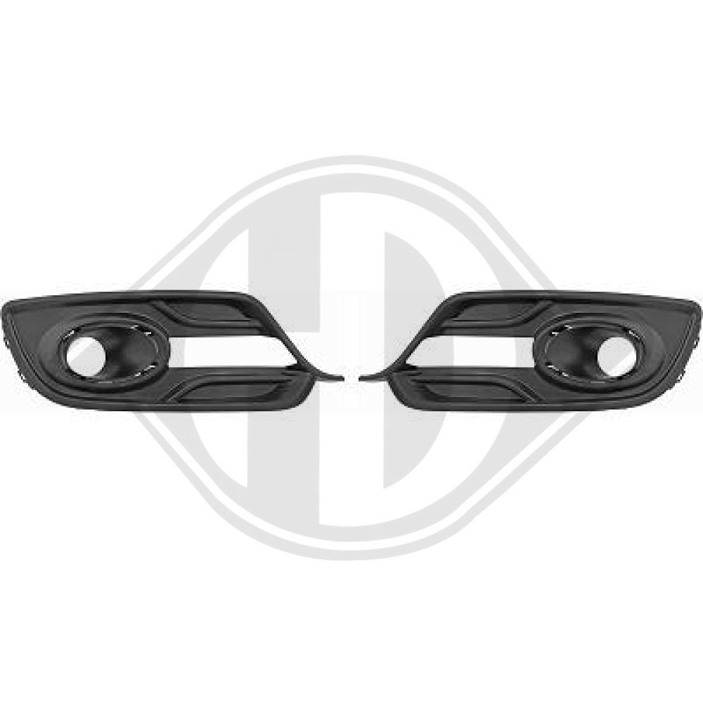 DIEDERICHS Kofangergitter 4466047 foran for RENAULT