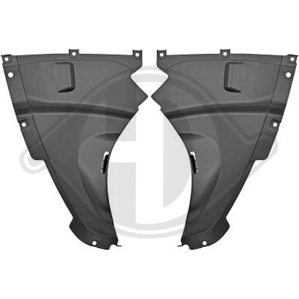DIEDERICHS Motor-/undervognsbeskyttelse zub00156 venstre for BMW