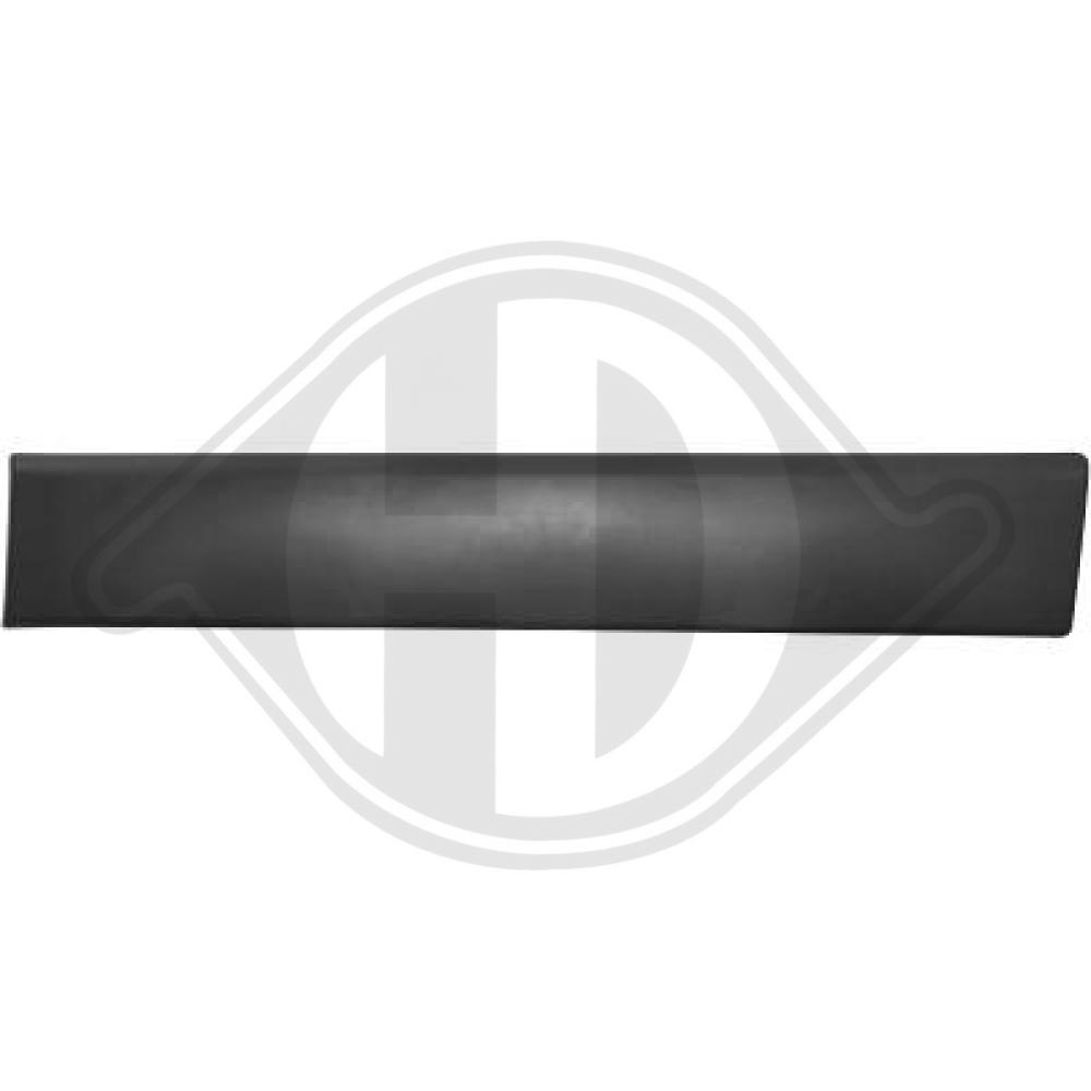 DIEDERICHS Pynte-/beskyttelsesliste, sidepanel 1896265 venstre for OPEL RENAULT