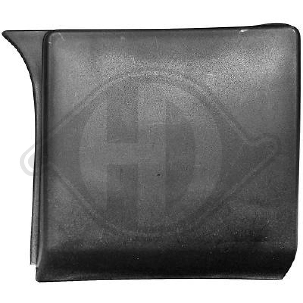 DIEDERICHS Pynte-/beskyttelsesliste, sidepanel 1897262 højre for OPEL FIAT NISSAN RENAULT