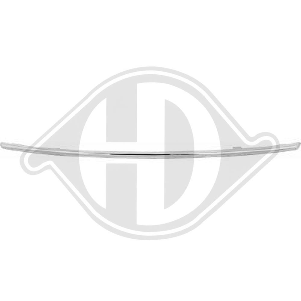 DIEDERICHS Pynte-/beskyttelsesliste, kofanger 1617063 foran til venstre for MERCEDES-BENZ