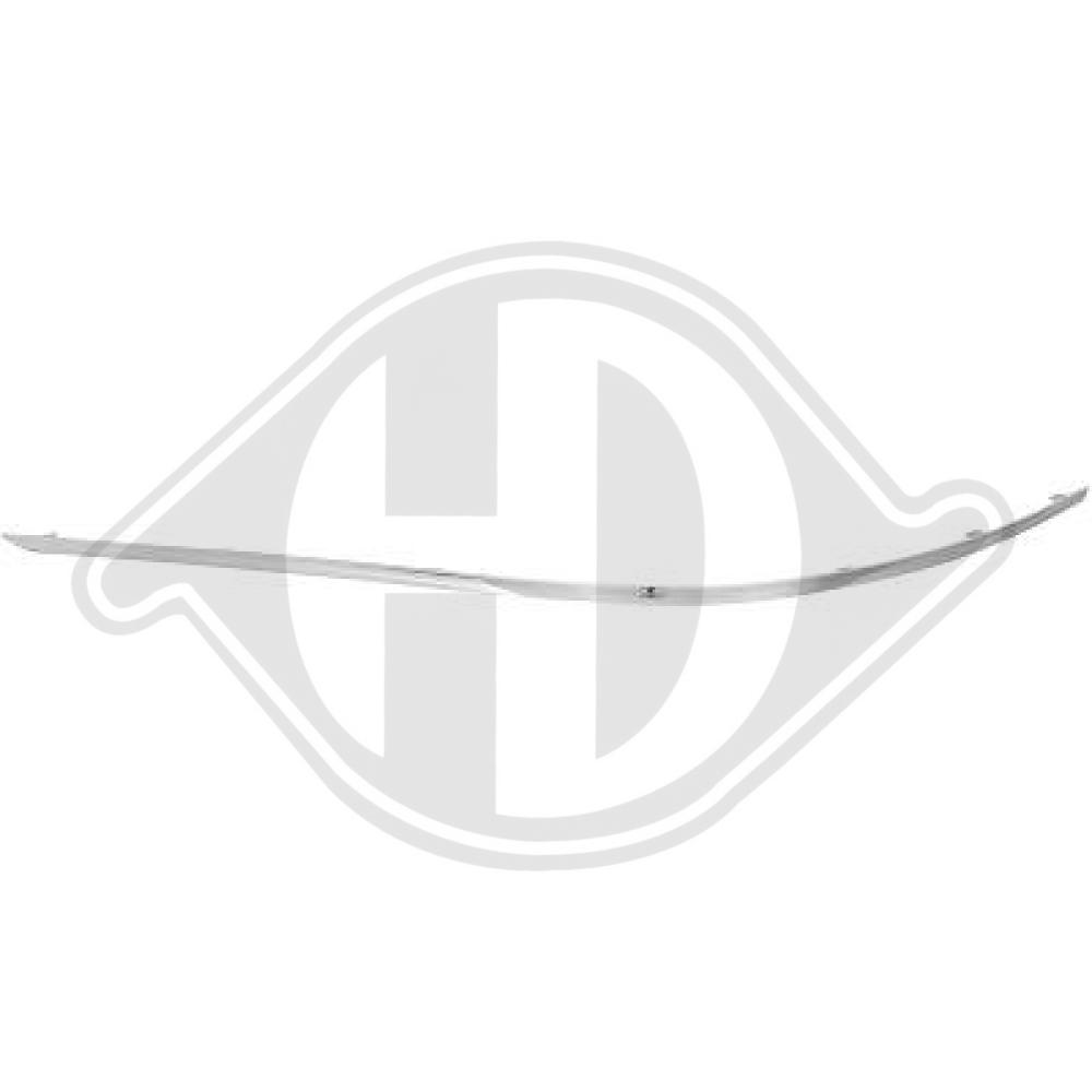 DIEDERICHS Pynte-/beskyttelsesliste, kofanger 1672168 bagved til højre for MERCEDES-BENZ