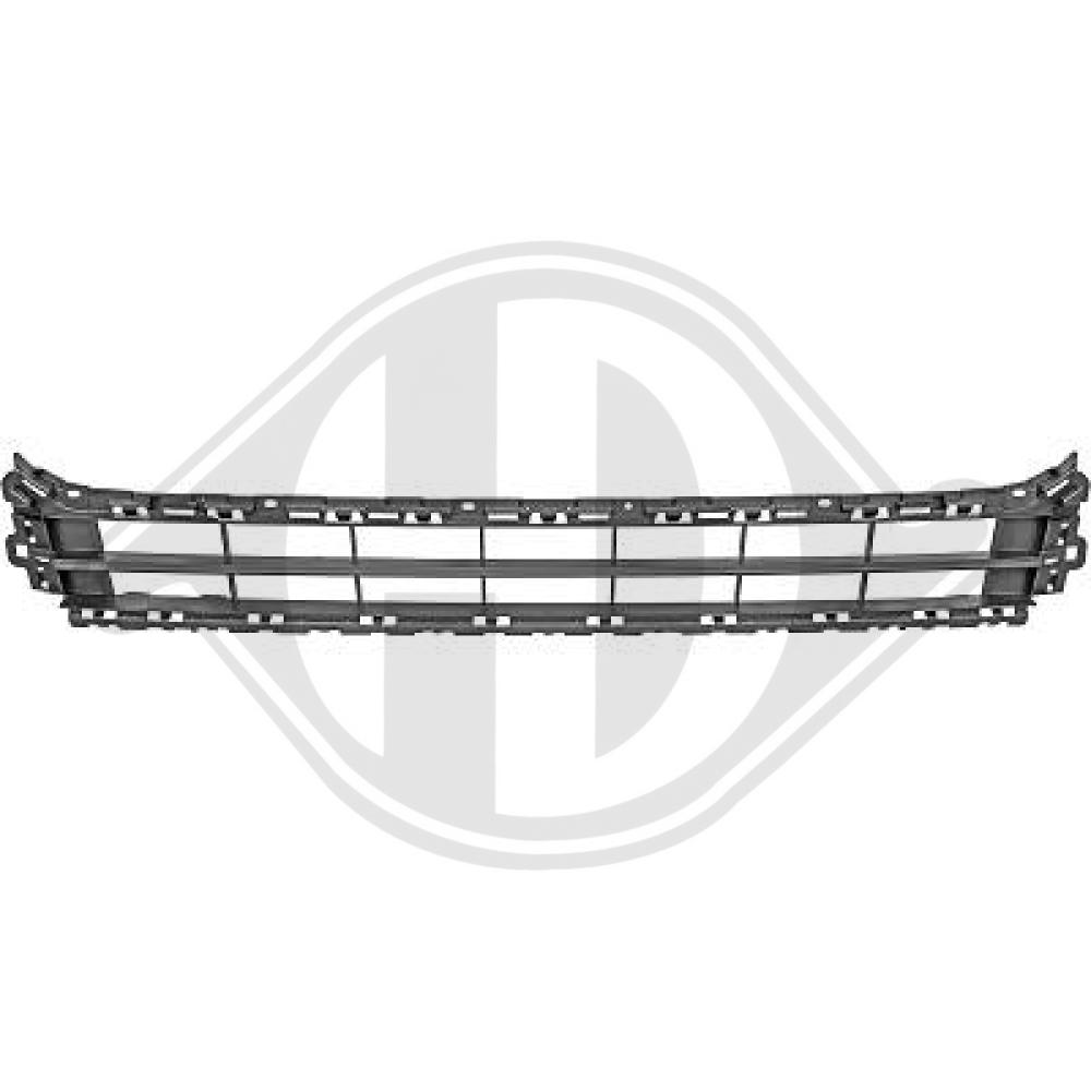 DIEDERICHS Kofangergitter 2249445 midten for VW