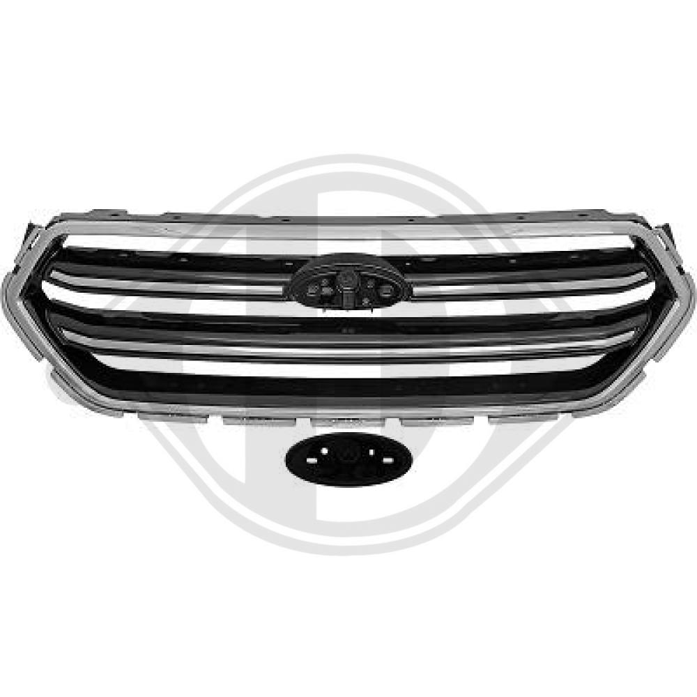 DIEDERICHS Kølergitter 1471140 for FORD