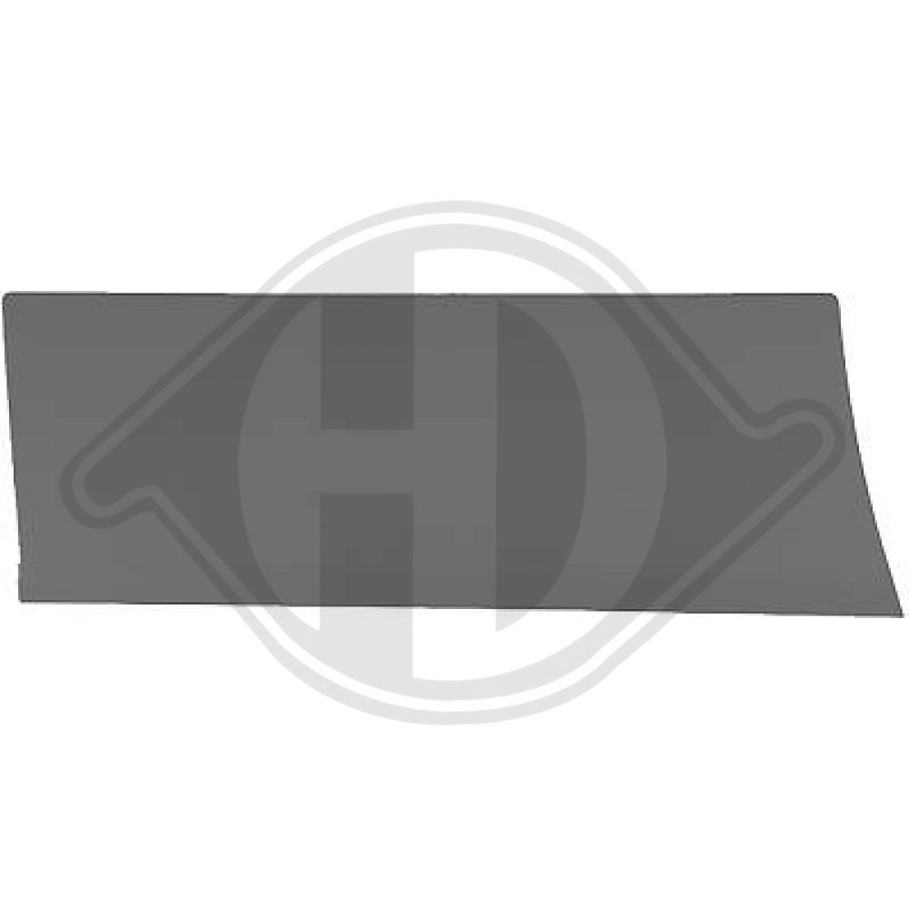 DIEDERICHS Pynte-/beskyttelsesliste, sidepanel 4497266 bagved til højre for OPEL RENAULT