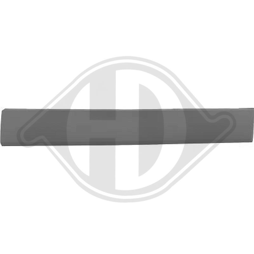 DIEDERICHS Pynte-/beskyttelsesliste, sidepanel 4497265 venstre for OPEL RENAULT
