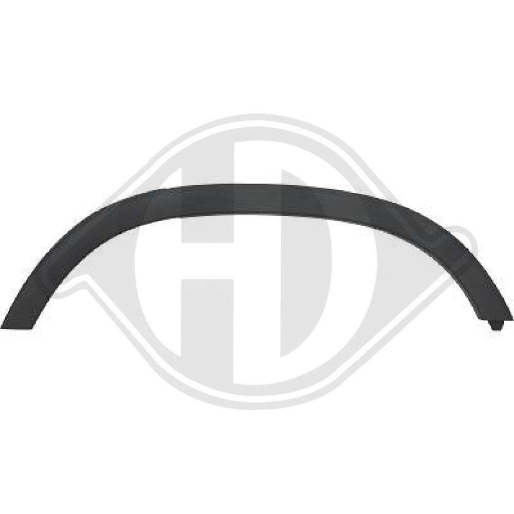 DIEDERICHS Pynte-/beskyttelsesliste, sidepanel 6945059 bagved til venstre for CHEVROLET