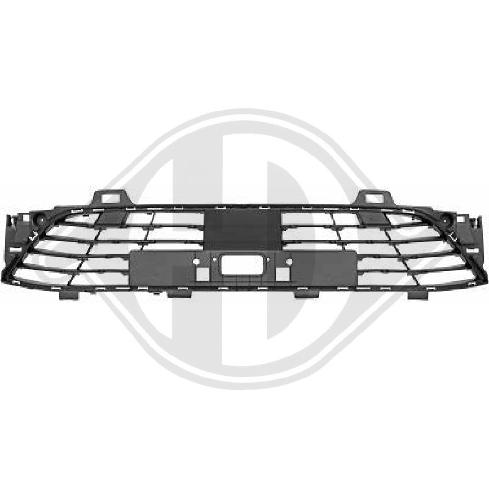 DIEDERICHS Kofangergitter 4417045 midten for RENAULT