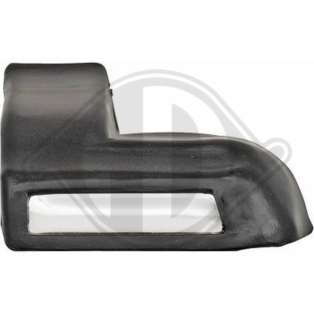 DIEDERICHS Pynte-/beskyttelsesliste, sidepanel 1611136 bagved til højre for MERCEDES-BENZ