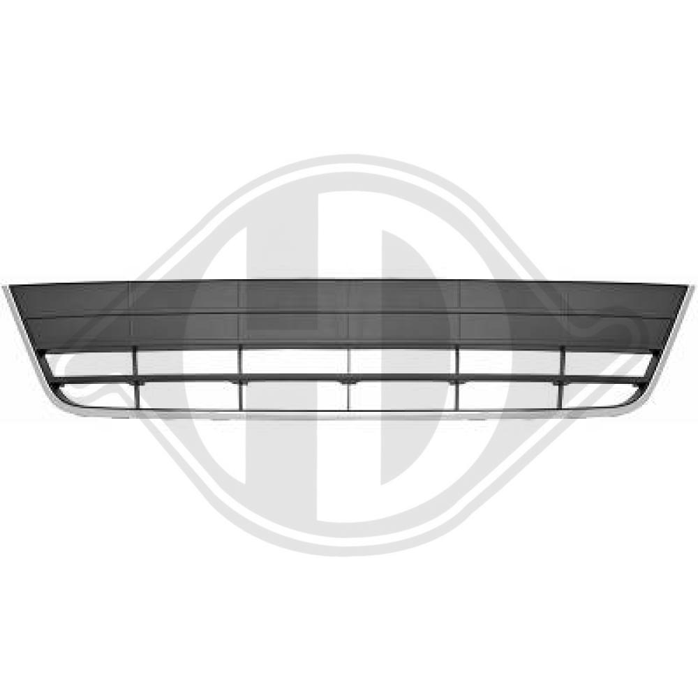 DIEDERICHS Kofangergitter 2255249 midten for VW