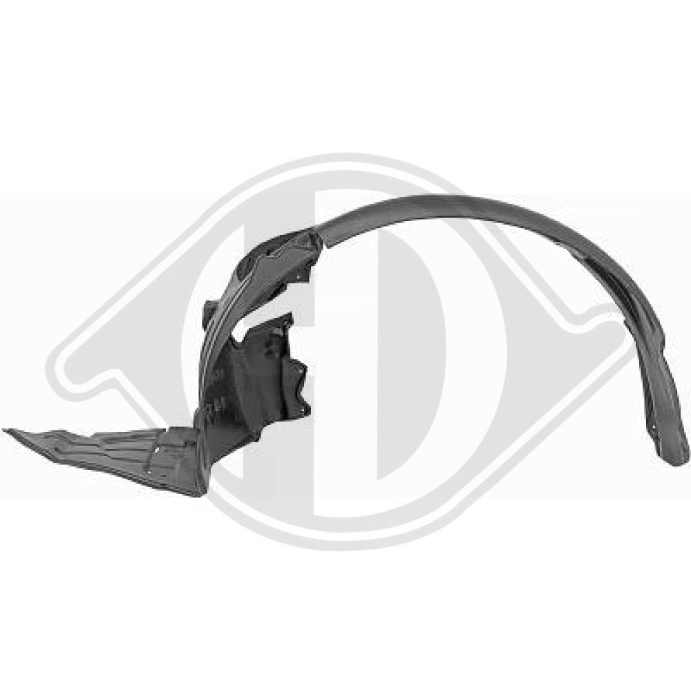 DIEDERICHS Belægning, hjulkasse 4474009 foran til venstre for RENAULT
