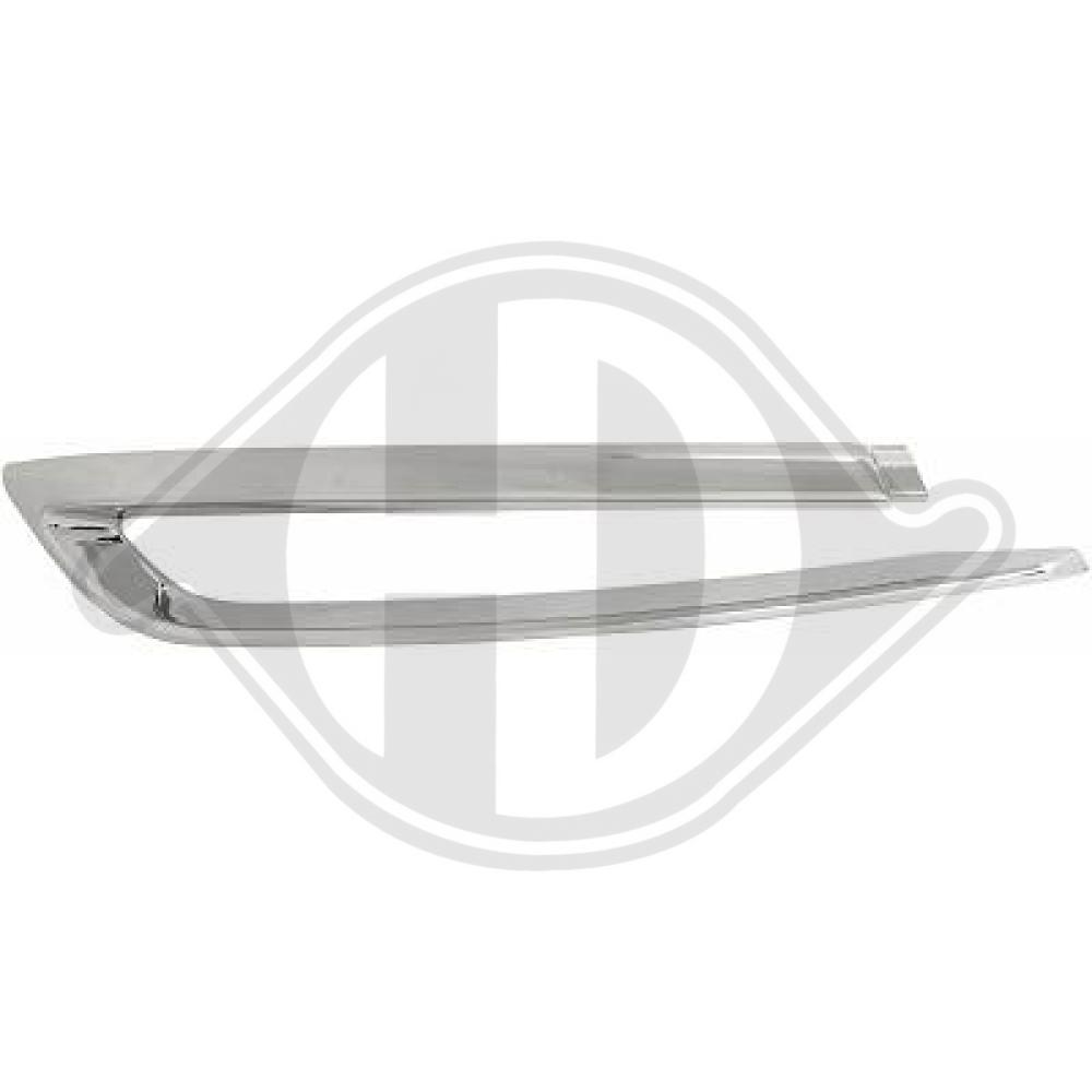 DIEDERICHS Pynte-/beskyttelsesliste, kofanger 1225267 bagved til venstre for BMW