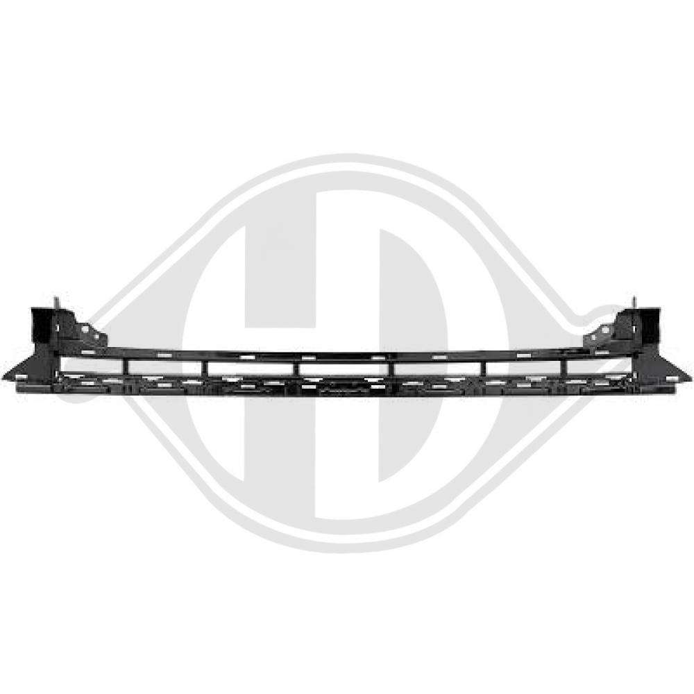 DIEDERICHS Kofangergitter 1028145 midten for AUDI
