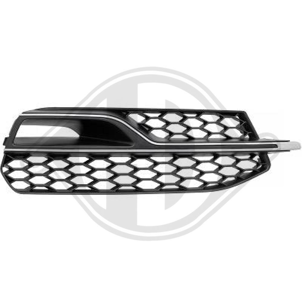 DIEDERICHS Kofangergitter 1033042 højre for AUDI