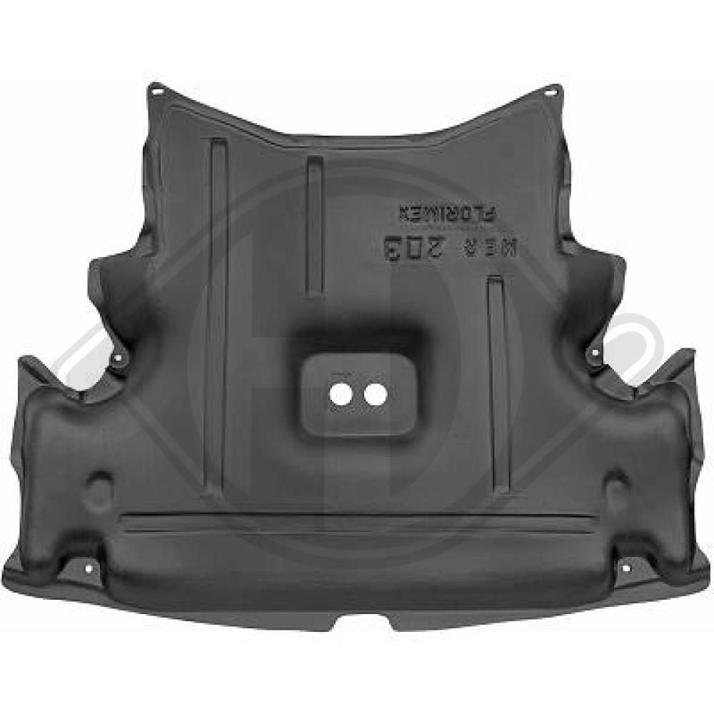 DIEDERICHS Motorrumsisolation 8016711 nede for MERCEDES-BENZ