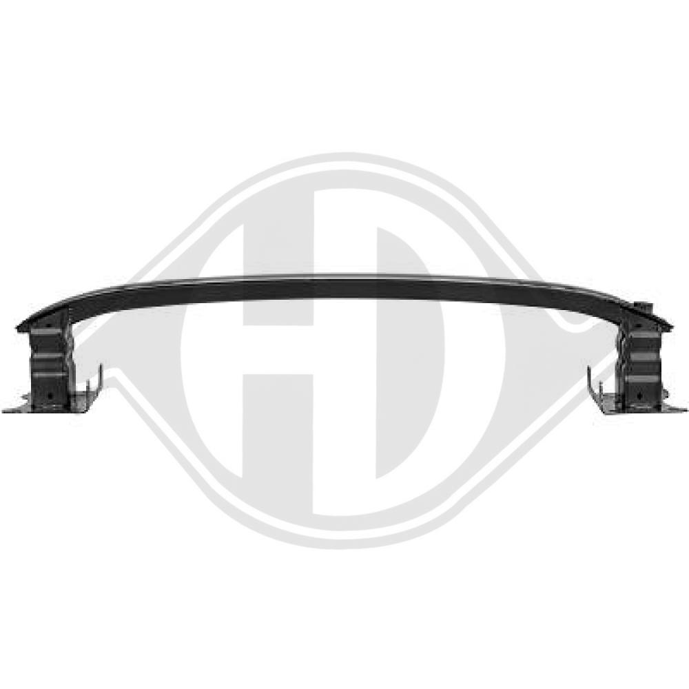 DIEDERICHS Stødabsorbering, kofanger 1081060 foran for AUDI