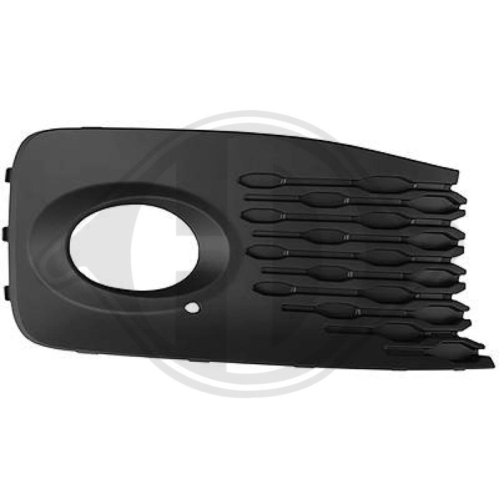DIEDERICHS Kofangergitter 2298648 højre for VW