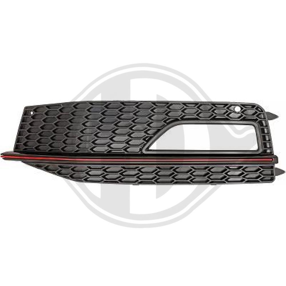 DIEDERICHS Kofangergitter 1019149 venstre for AUDI