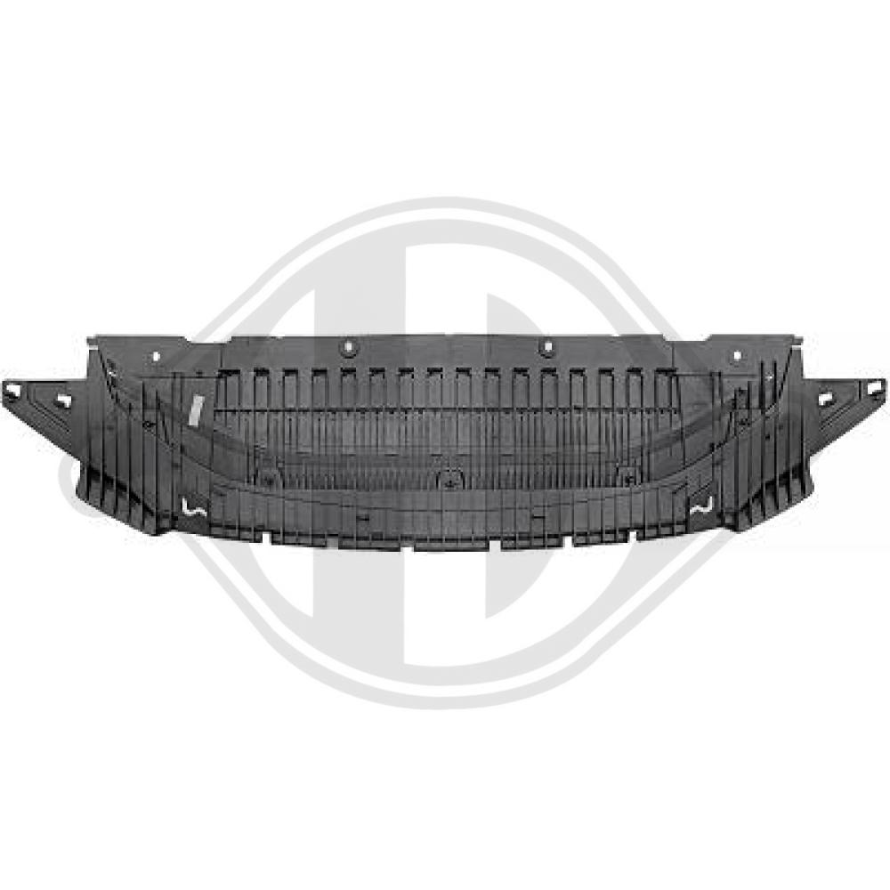 DIEDERICHS Afdækning, frontspoiler 1028110 foran for AUDI