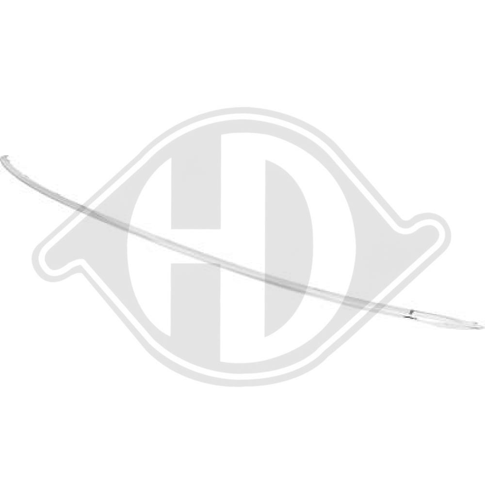 DIEDERICHS Pynte-/beskyttelsesliste, kofanger 1020167 bag for AUDI